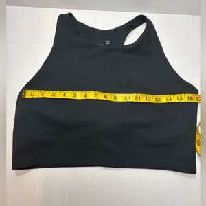 GAPFit Black Racerback Sports Crop Top